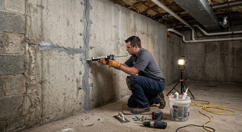 Basement Crack Repair in Clermont, FL