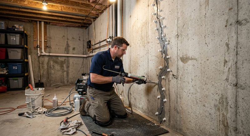 Basement Crack Repair in Clermont, FL