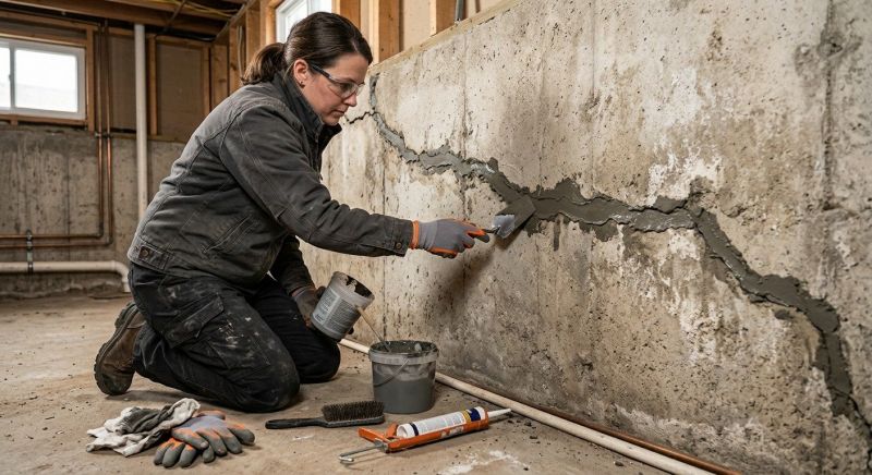 Cracked Basement Floor Repair in Clermont, FL