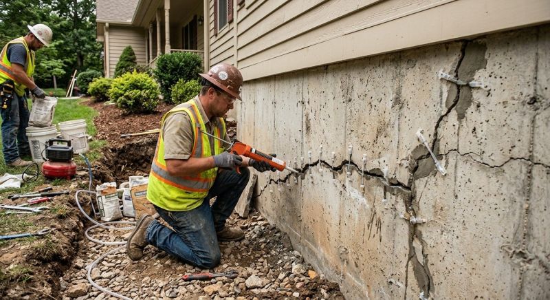 Cracked Foundation Repair in Fruitland Park, FL