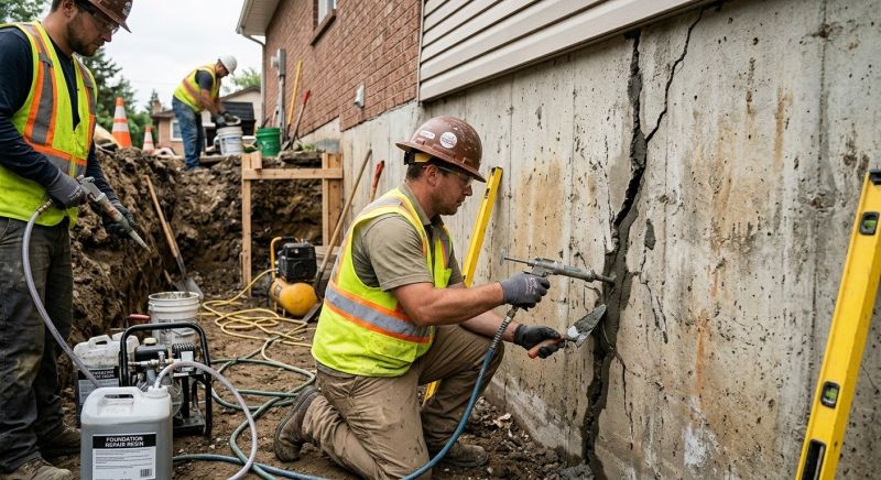 Cracked Foundation Repair in Lake County, FL