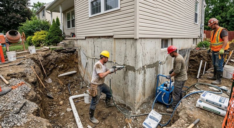 Cracked Foundation Repair in Lake County, FL