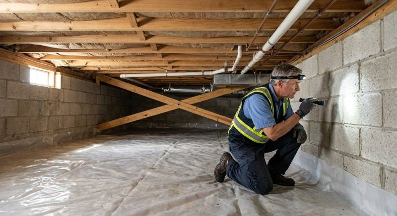 Crawl Space Leveling in Clermont, FL