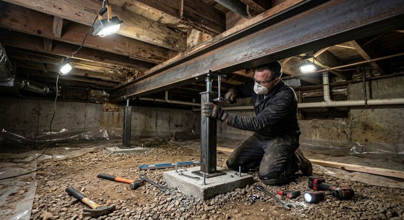 Crawlspace Structural Repair in Clermont, FL