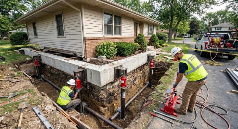 Foundation Jacking in Howey In The Hills, FL