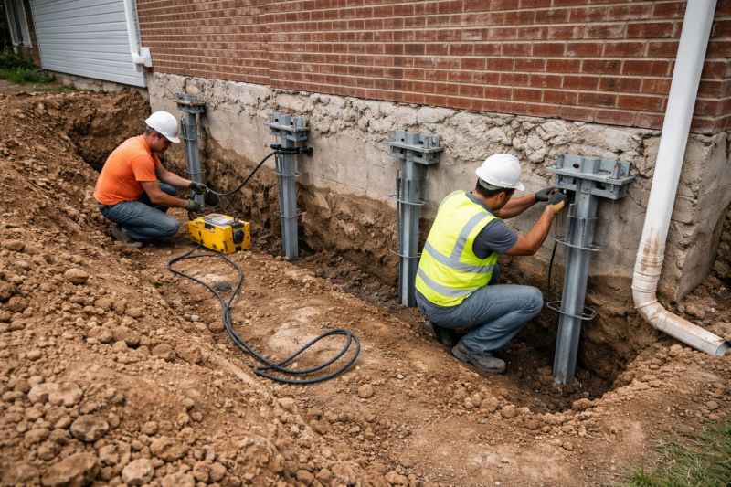 Helical Piers Installation in Clermont, FL