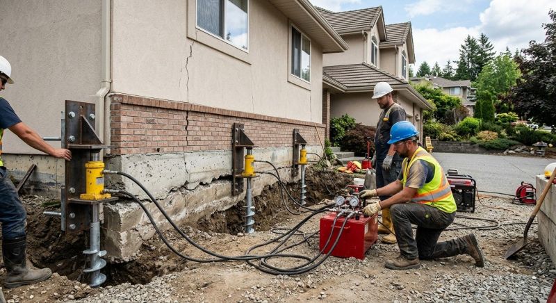 Sinking Foundation Lifting in Clermont, FL