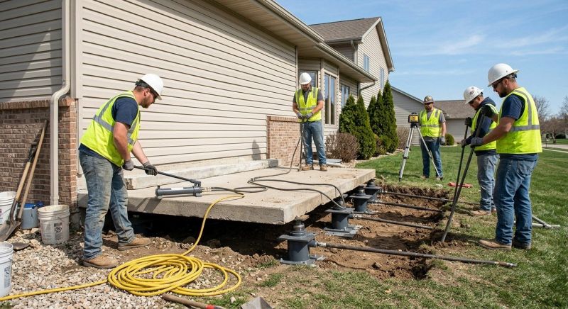 Sinking Foundation Lifting in Clermont, FL