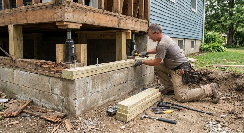 Sinking Foundation Repair in Apopka, FL