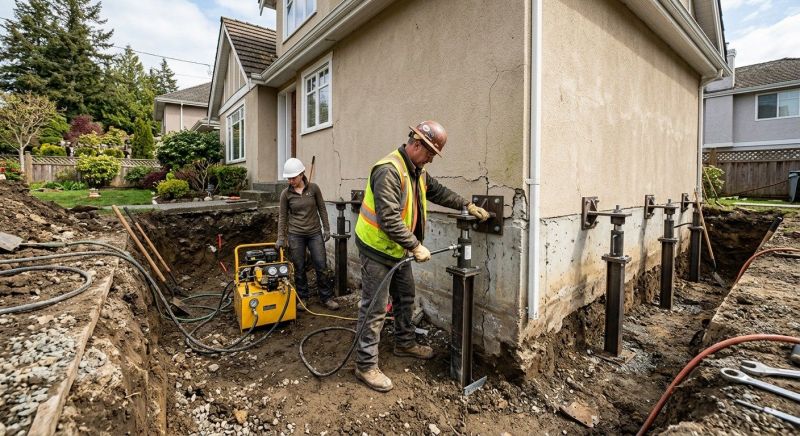 Sinking Foundation Repair in Mount Dora, FL
