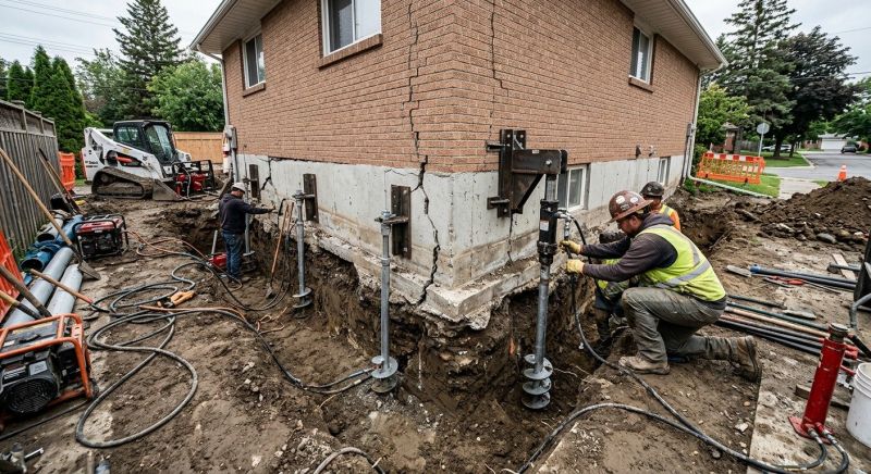 Sinking Foundation Repair in Tavares, FL