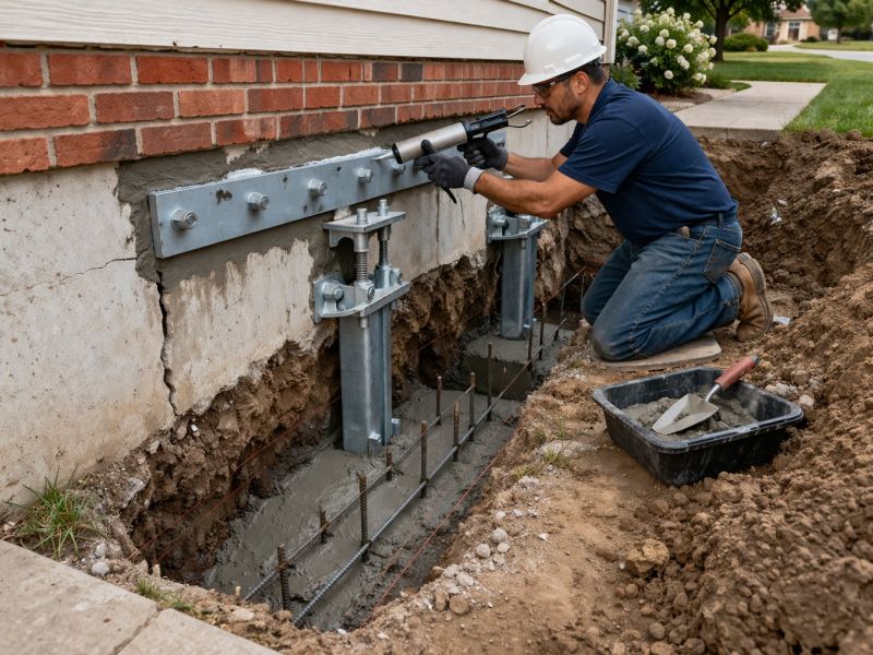 Sinking Foundation Repair in Windermere, FL